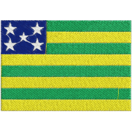 Matriz de Bordado Bandeira do Estado de Goiás
